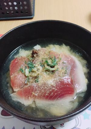 かつお茶漬け-レシピのメイン写真