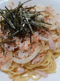 素干しえびのミルクパスタ-レシピのメイン写真