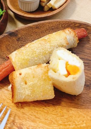 ウインナーと卵のロールサンド-レシピのメイン写真