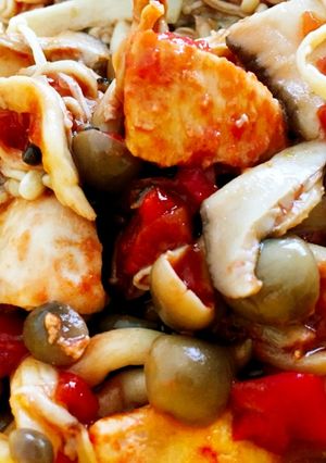 きのこトマトチキン-レシピのメイン写真