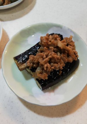 なすのひき肉味噌乗せ-レシピのメイン写真