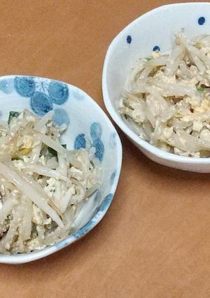 レンチン たまゴマもやし-レシピのメイン写真