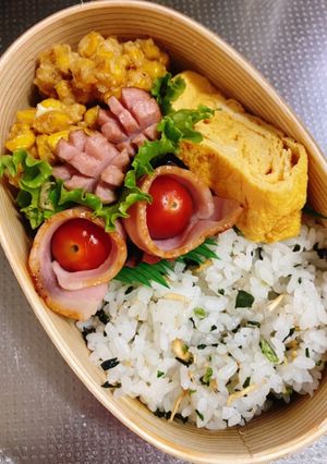 トマトベーコン弁当-レシピのメイン写真