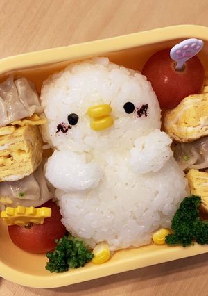 簡単キャラ弁　あひるちゃん-レシピのメイン写真