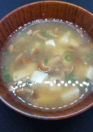 糸島鯛液みそ　なめこのお味噌-レシピのメイン写真