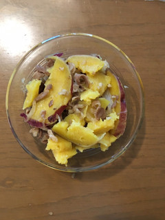 ホクホク!さつまいもと牛肉の煮物-レシピのメイン写真