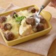 イシイのミートボールと豆腐の和風グラタン