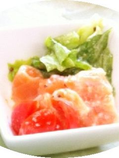 サーモンサラダ(透析食)-レシピのメイン写真