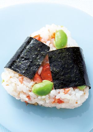鮭と枝豆のおむすび-レシピのメイン写真