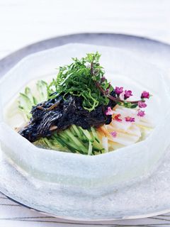 もずくとのりと山芋の和えもの-レシピのメイン写真