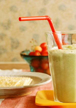ゴーヤジュース☆桑抹茶とバナナ入り-レシピのメイン写真