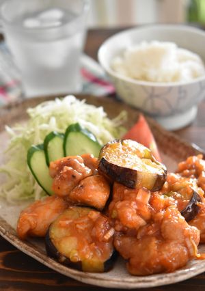 とろとろなすの鶏チリソース風-レシピのメイン写真