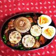 ポークチャップのっけ弁当