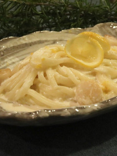 うどんのレモンクリームソース-レシピのメイン写真