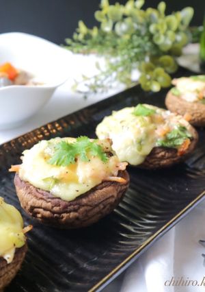 椎茸のタイ風パクチーズ焼き☆-レシピのメイン写真