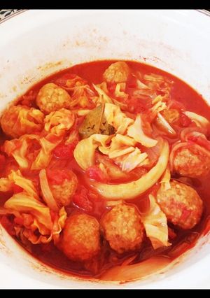 冷凍肉団子とキャベツのトマト煮★-レシピのメイン写真