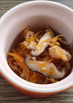 出汁なしで簡単♪切干大根の煮物♡-レシピのメイン写真