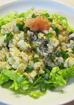 明太子チャーハン-レシピのメイン写真