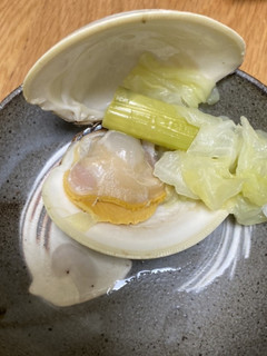 ホンビノス貝のキャベツとアスパラの酒蒸し-レシピのメイン写真