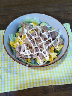豚肉とレタスのマヨネーズ丼-レシピのメイン写真