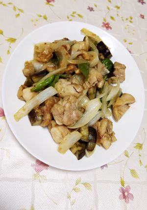 鶏もも肉とナスのポン酢あえ-レシピのメイン写真