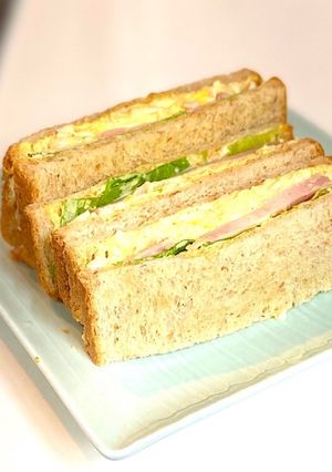 チキンと卵キャベツの柚子胡椒サンド-レシピのメイン写真