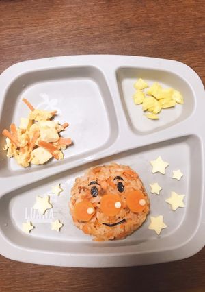 みんな大好き!アンパンマンプレート-レシピのメイン写真