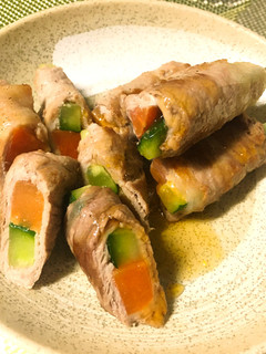 夏野菜の肉巻き-レシピのメイン写真