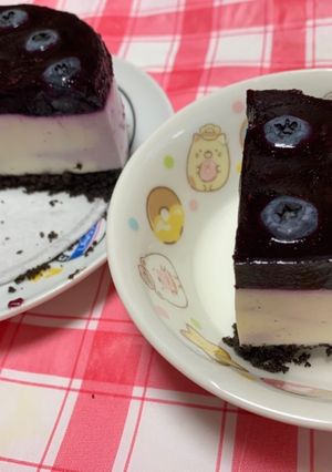 ブルーベリーのチーズケーキ-レシピのメイン写真