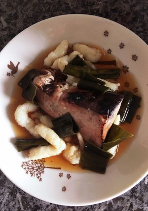 山芋とカツオの昆布醤油漬け-レシピのメイン写真