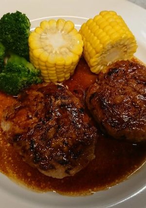 息子が大好きなハンバーグ-レシピのメイン写真