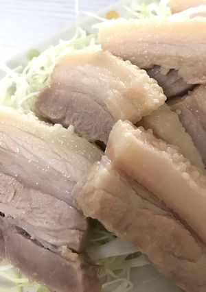 豚バラブロック de 味噌 蒸し豚-レシピのメイン写真