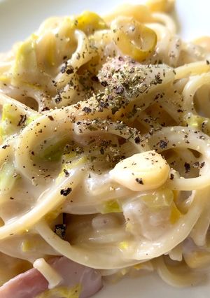 豆乳クリームパスタ-レシピのメイン写真