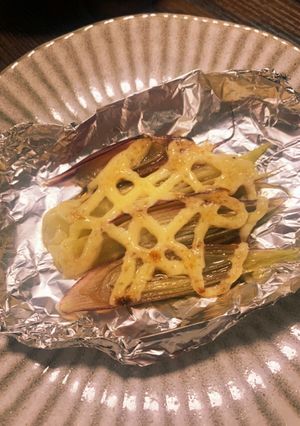 ミョウガのマヨポン焼き-レシピのメイン写真