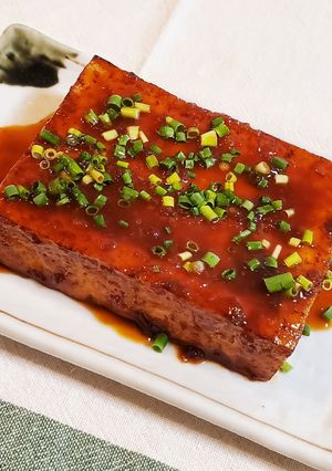 材料2つで超速！厚揚げの生姜ダレ焼き-レシピのメイン写真