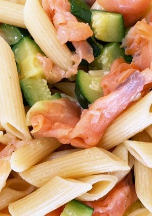 イタリア発 スモークサーモンの冷製パスタ-レシピのメイン写真