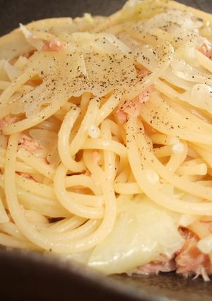 キャベツとツナの手抜きパスタ-レシピのメイン写真
