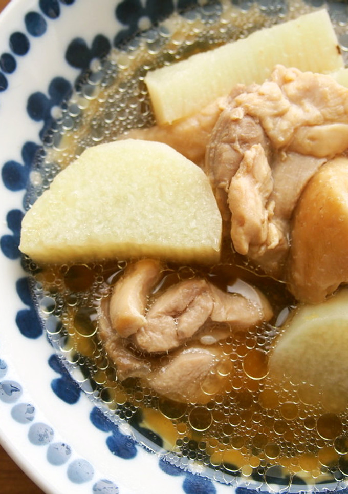 もも肉と長芋のあっさり煮物♪-レシピのメイン写真