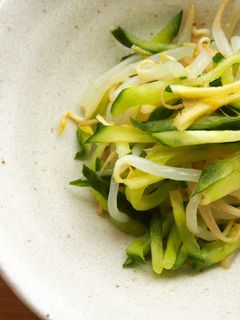 もやし・胡瓜・生姜のシャキシャキ酢の物♪-レシピのメイン写真