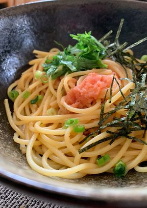 簡単！明太子パスタ♪茹でて和えるだけ-レシピのメイン写真
