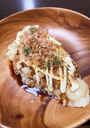 お好み焼き風キャベツ焼き-レシピのメイン写真