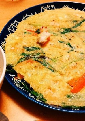 エビとニラのチヂミ-レシピのメイン写真