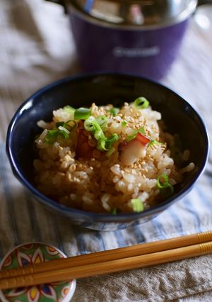 【電鍋レシピ】タコ飯-レシピのメイン写真