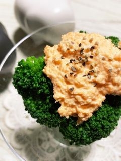 ブロッコリーと人参のディップ-レシピのメイン写真