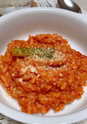 冷凍ご飯でトマトリゾット-レシピのメイン写真