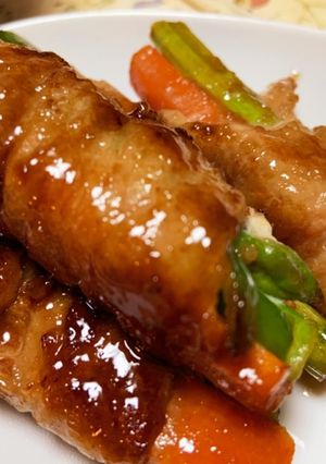 アスパラの豚肉巻き巻き。-レシピのメイン写真
