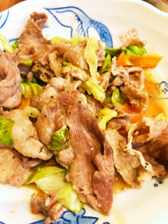 シャンタンとニンニク野菜炒め-レシピのメイン写真