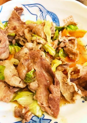 シャンタンとニンニク野菜炒め-レシピのメイン写真