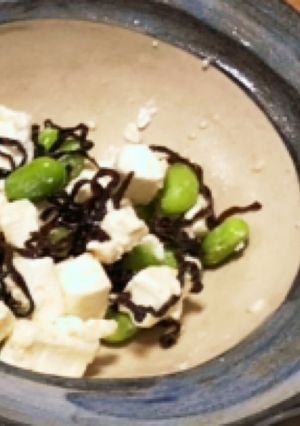 クリームチーズ 枝豆　塩昆布-レシピのメイン写真