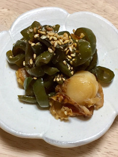 旨っ!ベビー帆立とピーマンのうま煮-レシピのメイン写真